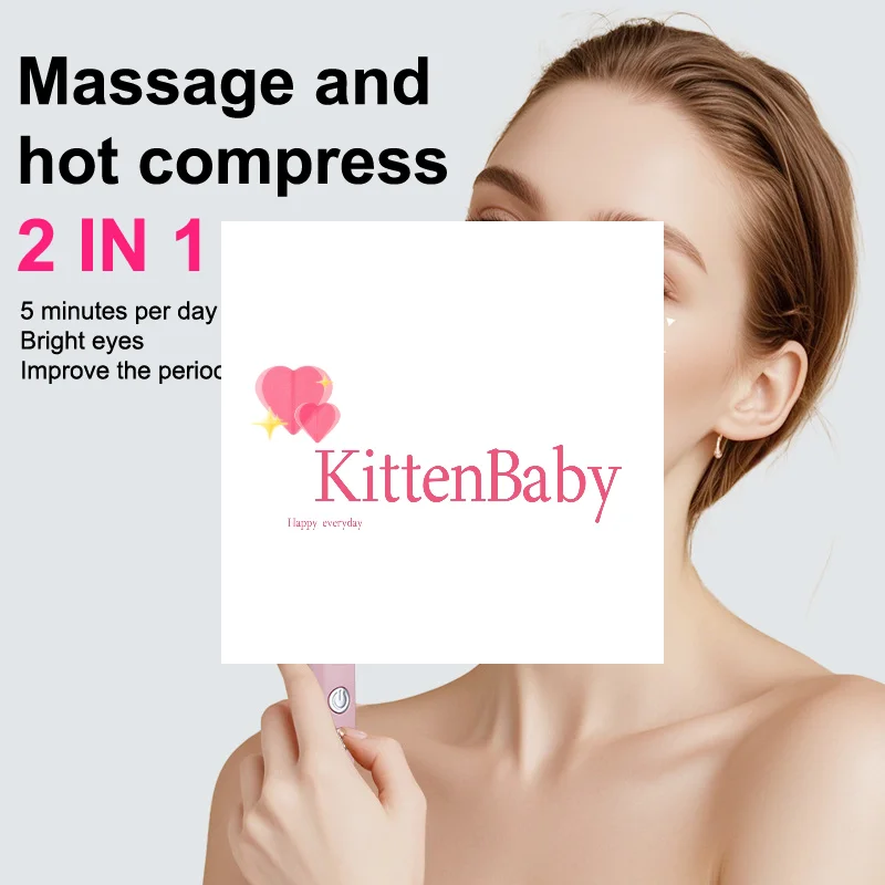 جديد تدليك اهتزاز العين 3 وضع العلاج الساخن للعناية بالعين أداة استرخاء الوجه المحمولة USB أداة تدليك #1