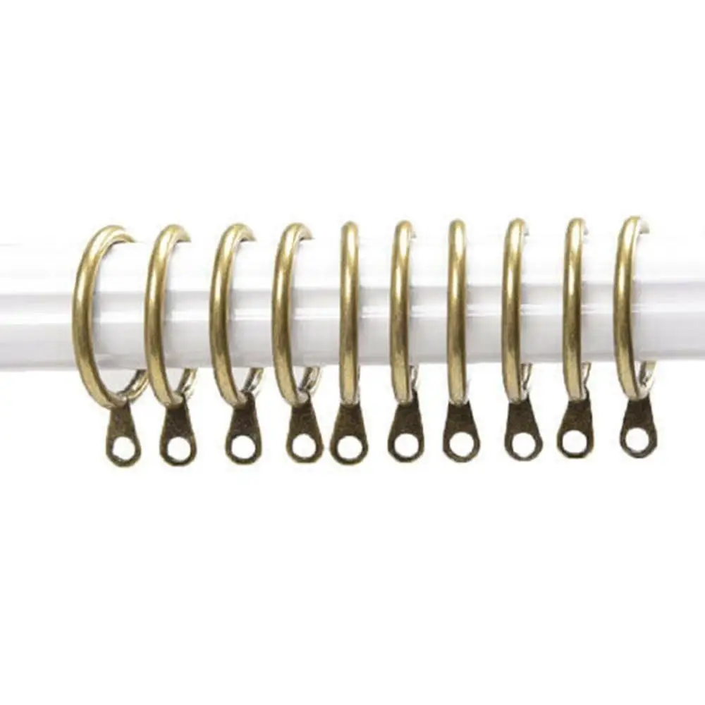 

Home Heavy Duty Metal Low Noise Roman circle For Curtains Rods Curtain Rings Hanging Hooks