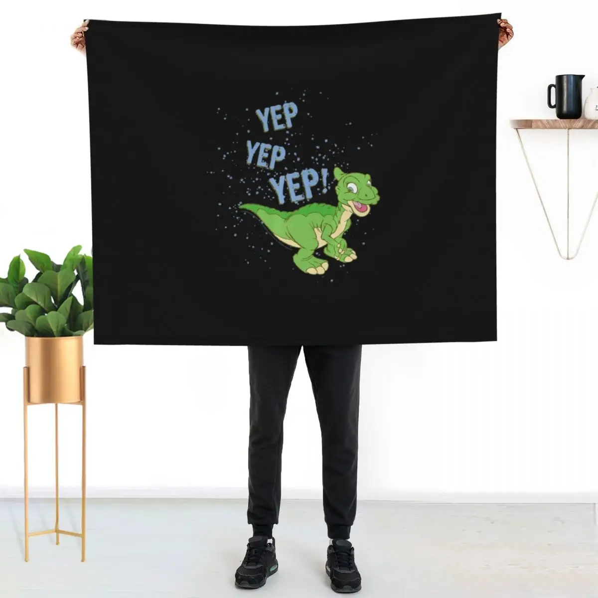 Land Before Time Ducky Yep Yep Yep Sprinkle Throw Blanket Thin Luxury Camping Decorative Beds Beach heavy to sleep Blankets