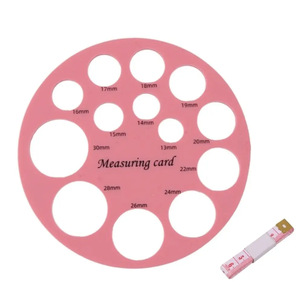 Efficient Breast Feeding Supplies Feeding Accessories Silicone Nipple Rulers Flange Ruler New Moms Circular Template Rulers