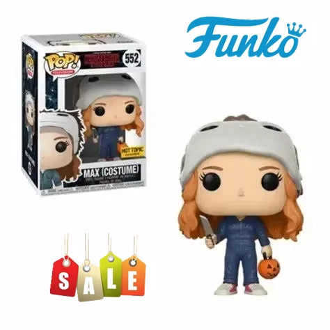 Venta de televisión 2026 Disfraz de Stranger Funko Pop Max 552 #   Figuras de acción de juguete, colección de muñecos, regalos de Navidad para niños
