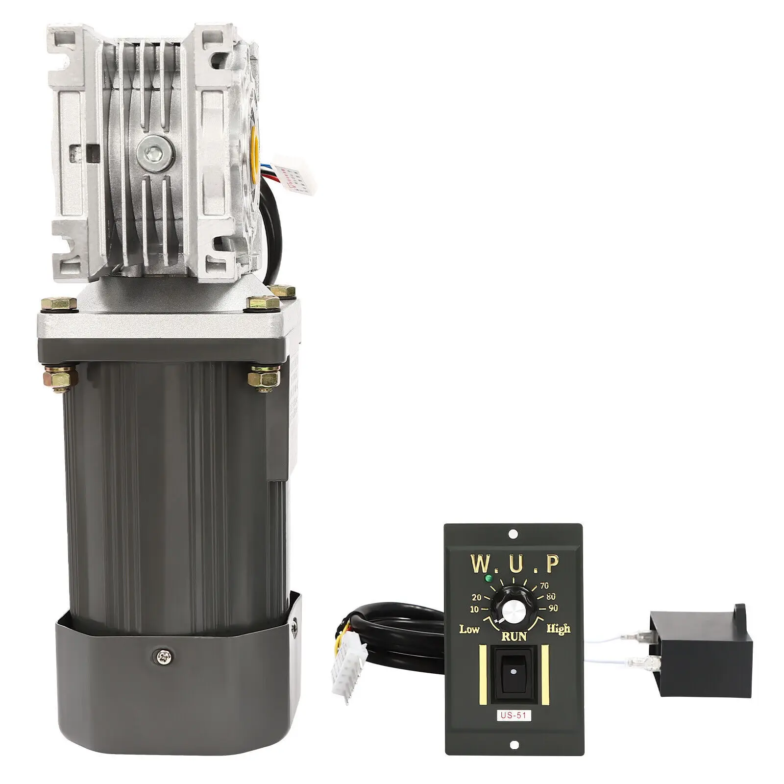 180 واط 110 فولت موتور تروس دودة محرك معشق سرعة تحكم محرك كهربائي عدة 90-1650r/دقيقة