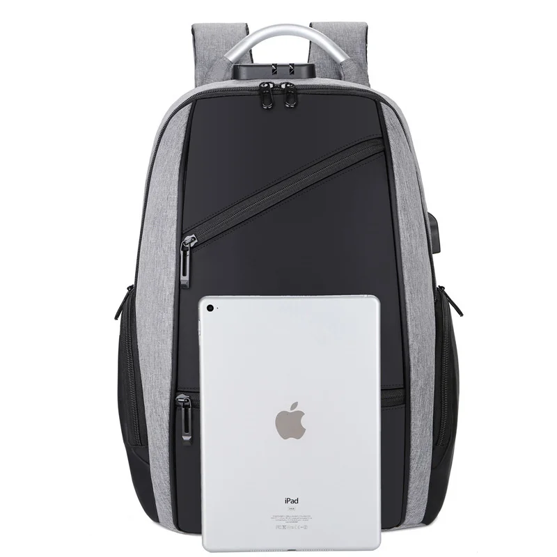 Backpack men's backpack security women's business travel multi-function password lock bag large capacity laptop bag