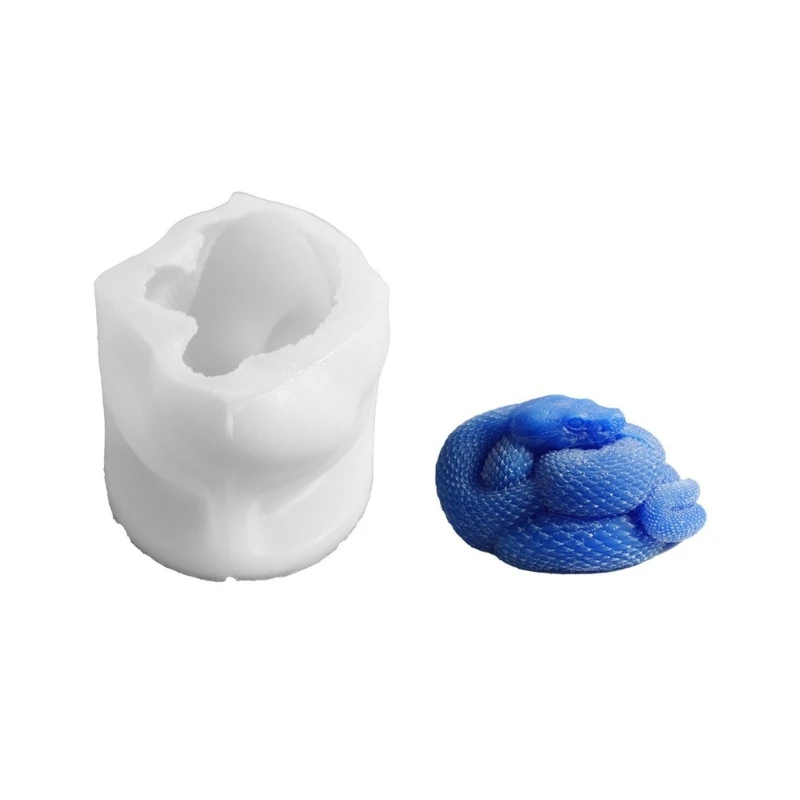Robuste Schlangen-Silikonform für einfache Reinigung, DIY-Bastelprojekte, 3 x – Detail 1