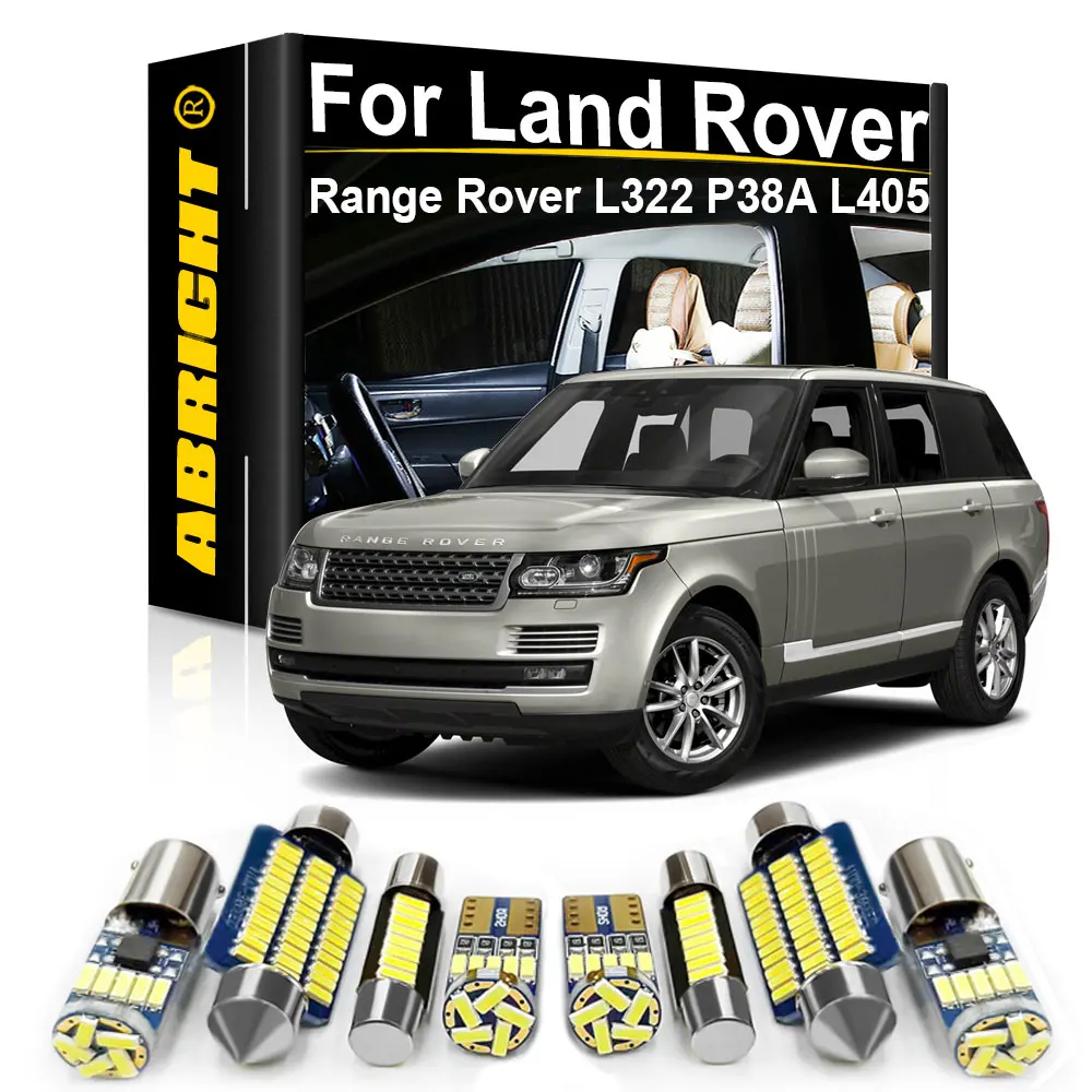 Car LED Interior Lights Canbus For Land Rover Range Rover L322 P38A L405 1970-2013 Accessories Auto Indoor Lamp Kit Parts