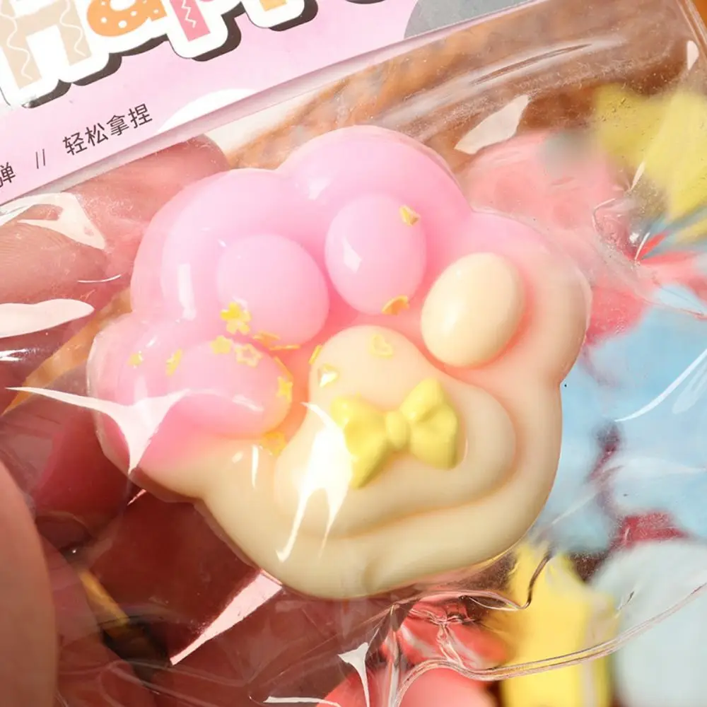 Cat Paw Cat Paw Slow Rebound Simulation Food Bear Squeeze Bread Mini Creative Hawaiian Bread Slow Rebound Children
