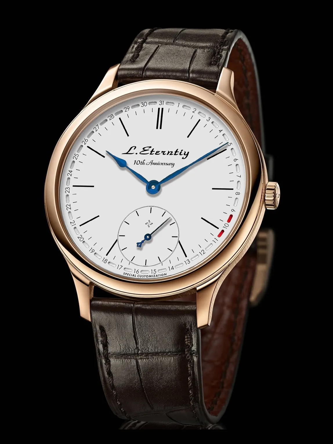 Itanati Business Simple Small Three-Pin Matrix Calendar Automatic Long Power Mechanical Watch
