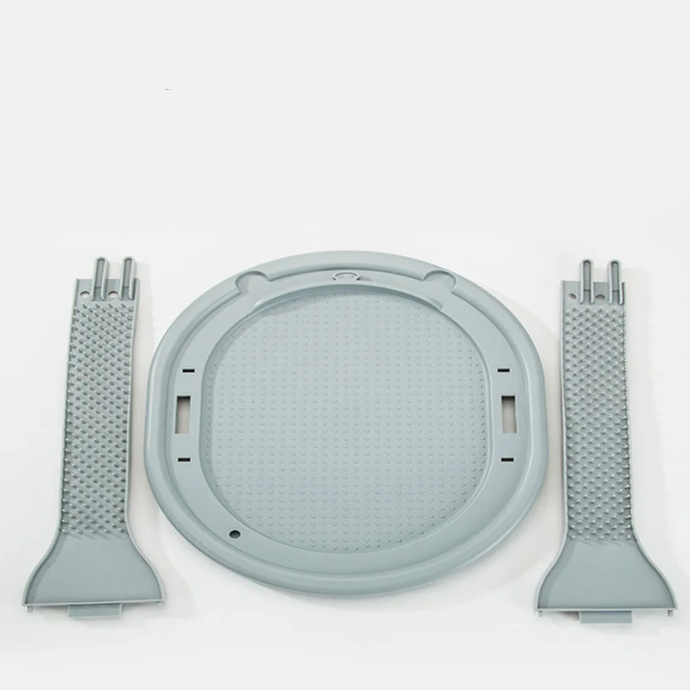 

Arch Shaped Cat Self Grooming Massager Gray Durable Cat Massage Board Resting Place Space Saving Scratcher Pet Hair Self