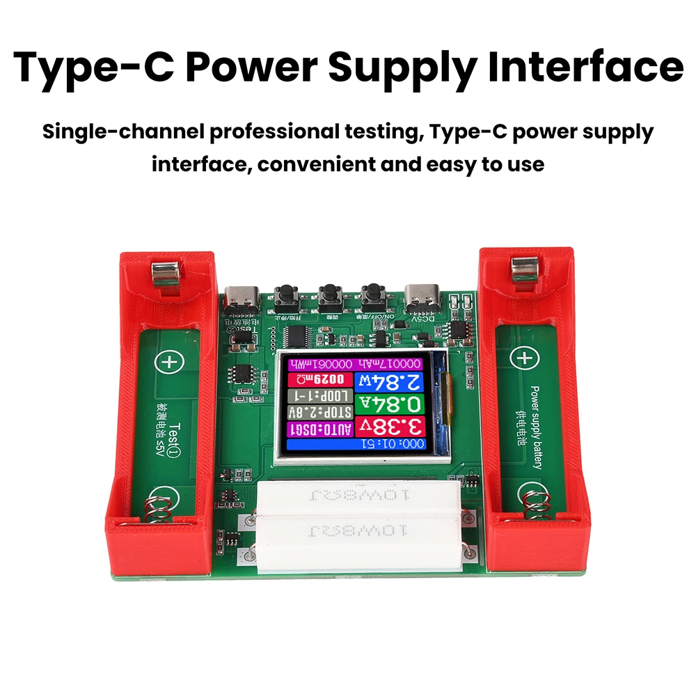 BT4-1CHN 21700 Battery Capacity Tester Internal Resistance Tester Automatic Charge-Discharge Module Electronic Load Tester