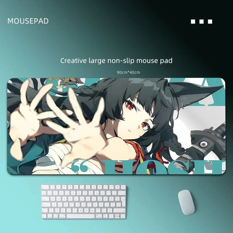 

Zenless Zone Zero Game Mouse Pad Anime Girl Character Large Office Game Table Mats XXL Rubber Anti-slip Gaming Keyboard Mousepad
