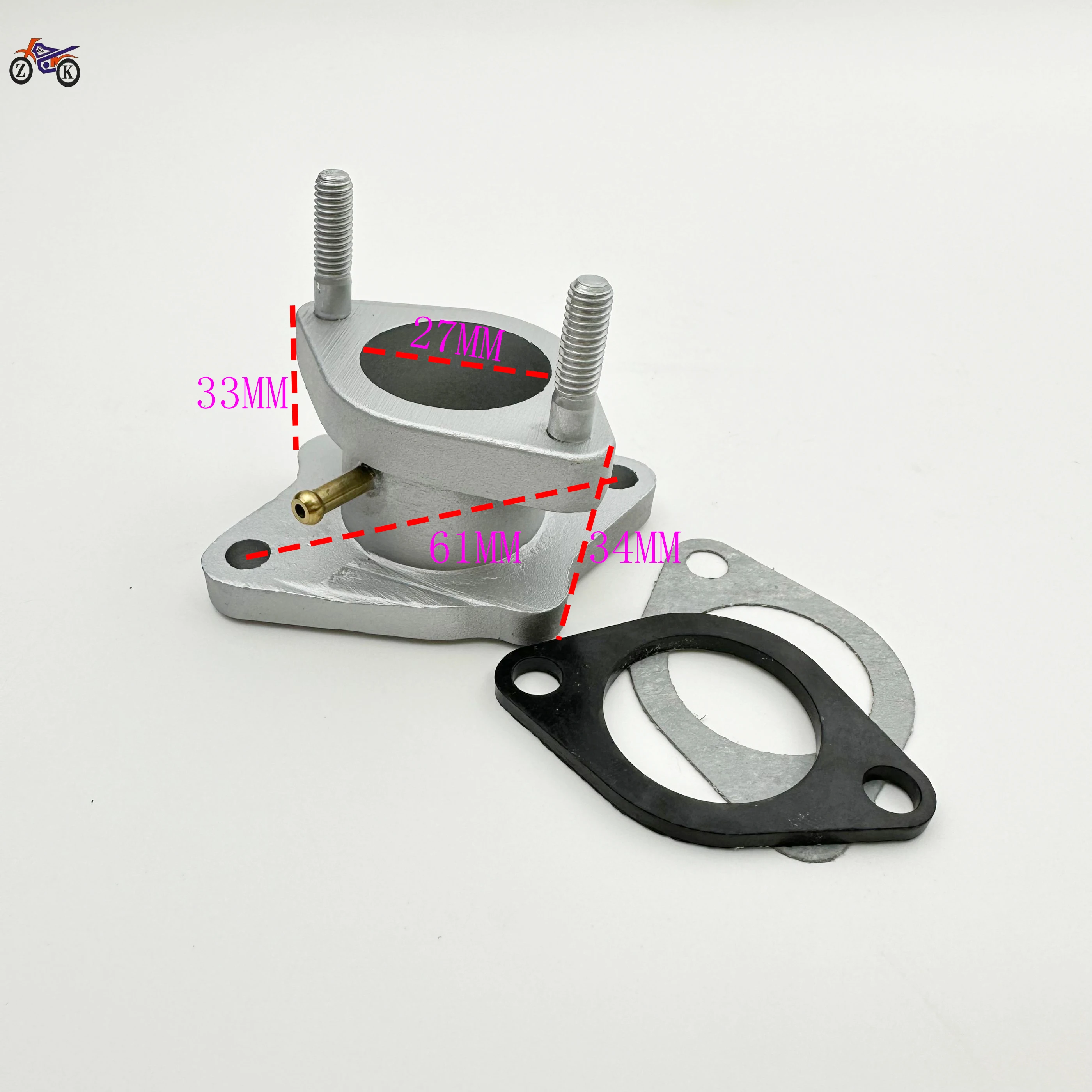 New Motorcycle Intake Manifold Pipe Spacer Gasket for Chinese Scooter Dirt Pit Bikes Go Kart CG 125 27mm 28mm 29mm