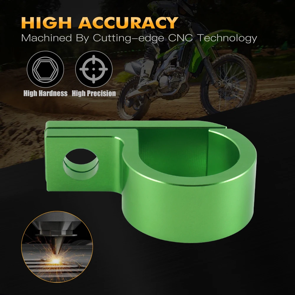 NICECNC For Kawasaki KX250F 2017-2019 KX450F 2017-2018 KX 450 2019-2021 Motocross Front Brake Hose Line Cable Clamp KXF 250 450