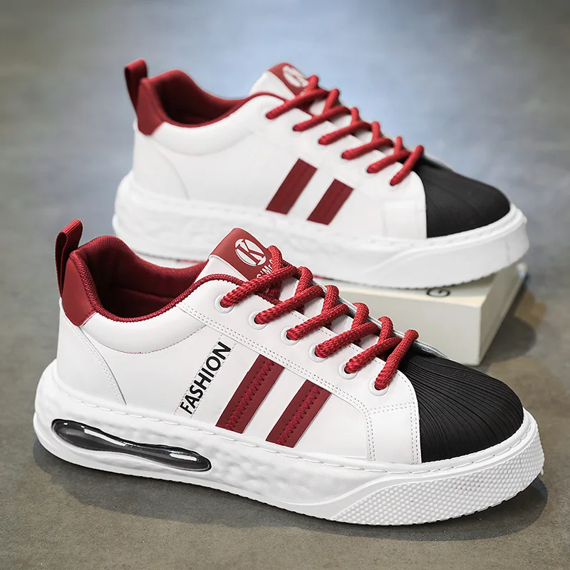 

2025 New Men's Sneakers Fashion Men's Skateboard Shoes Comfortable Wear resistant Platform Shoes for Men Casual Vulcanized Shoe