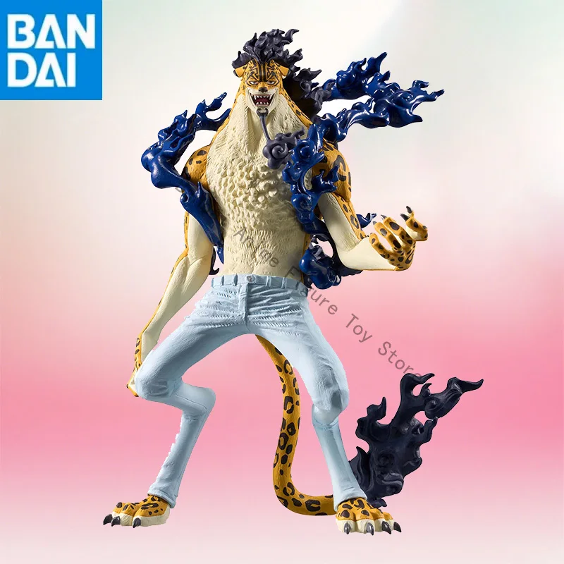 

in stock Original Genuine BANDAI NAMCO BANPRESTO ONE PIECE KING OF ARTIST Rob Lucci PVC 19cm Figure model Collector Figurine Toy