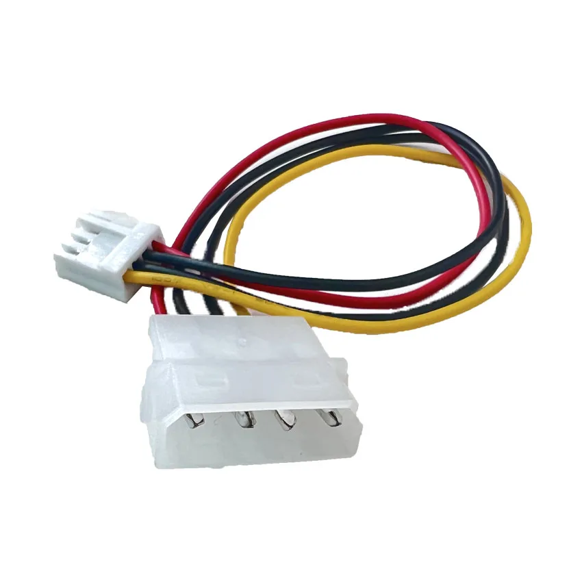 

1pc 4 Pin Molex To 3.5 Floppy Drive Fdd Internal Power Cable Adaptor 20cm Cable de alimentación del adaptador