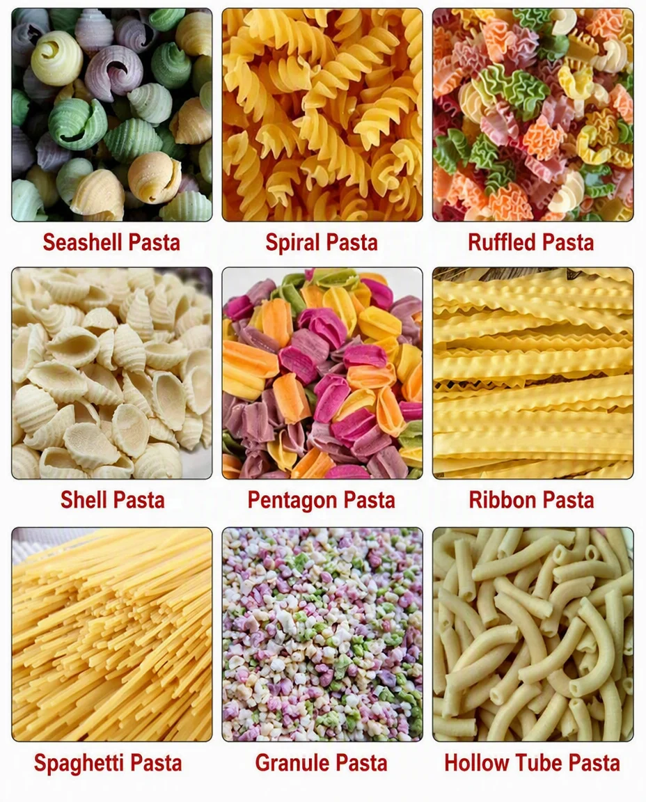 Commercial Noodle Maker, Multifunctional Pasta Maker with Interchangeable Molds for Different Shaped Noodles
