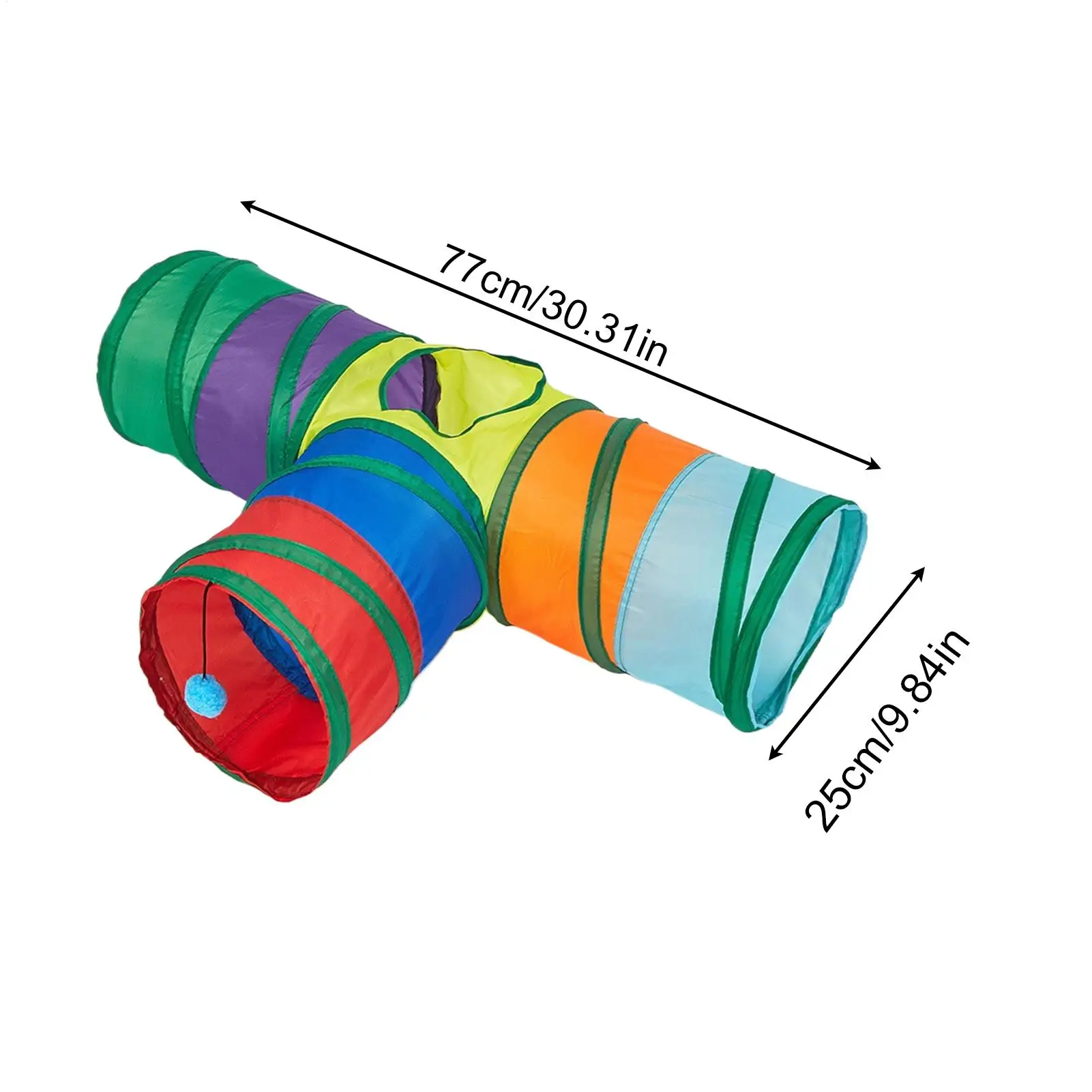 نفق لعب القطط ألعاب تفاعلية قابلة للطي ألعاب القطط الكبيرة نفق للقطط والجرو والكلاب الصغيرة والحيوانات الأليفة لممارسة اللعب في الأماكن المغلقة