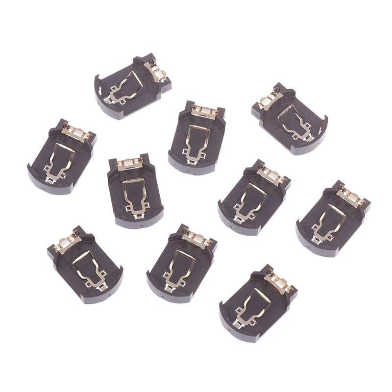 Support de pile bouton CR2032, 10 pièces, base de montage