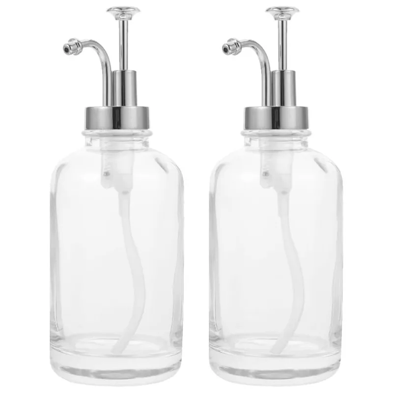 Drinkware Coffee Syrup Dispenser Accessories 1/2 Pack 16oz/500ml Syrup Dispenser with Funnel Syrup Pump Dispenser Leak Proof view 4