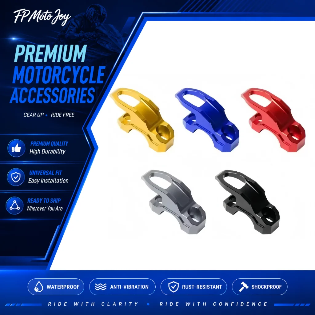 Universal Aluminum Motorcycle Helmet Hook, Multi-Functional Luggage Bag Hanger Mount for Motorcycles & Scooters