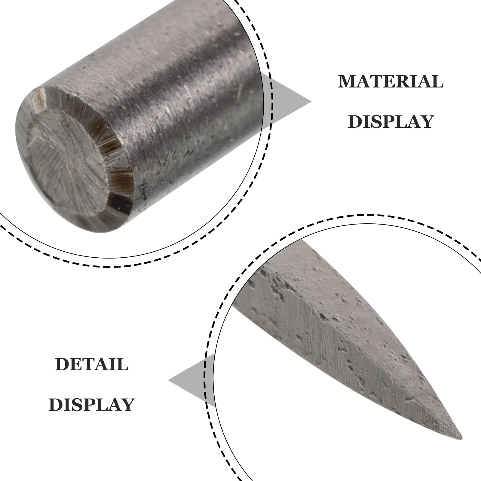 12Pcs Woodworking Drill Bits Kit Wood Carving Bits Sharp Engraving Rotary Accessories for Hardwood Craft Precision Detailing