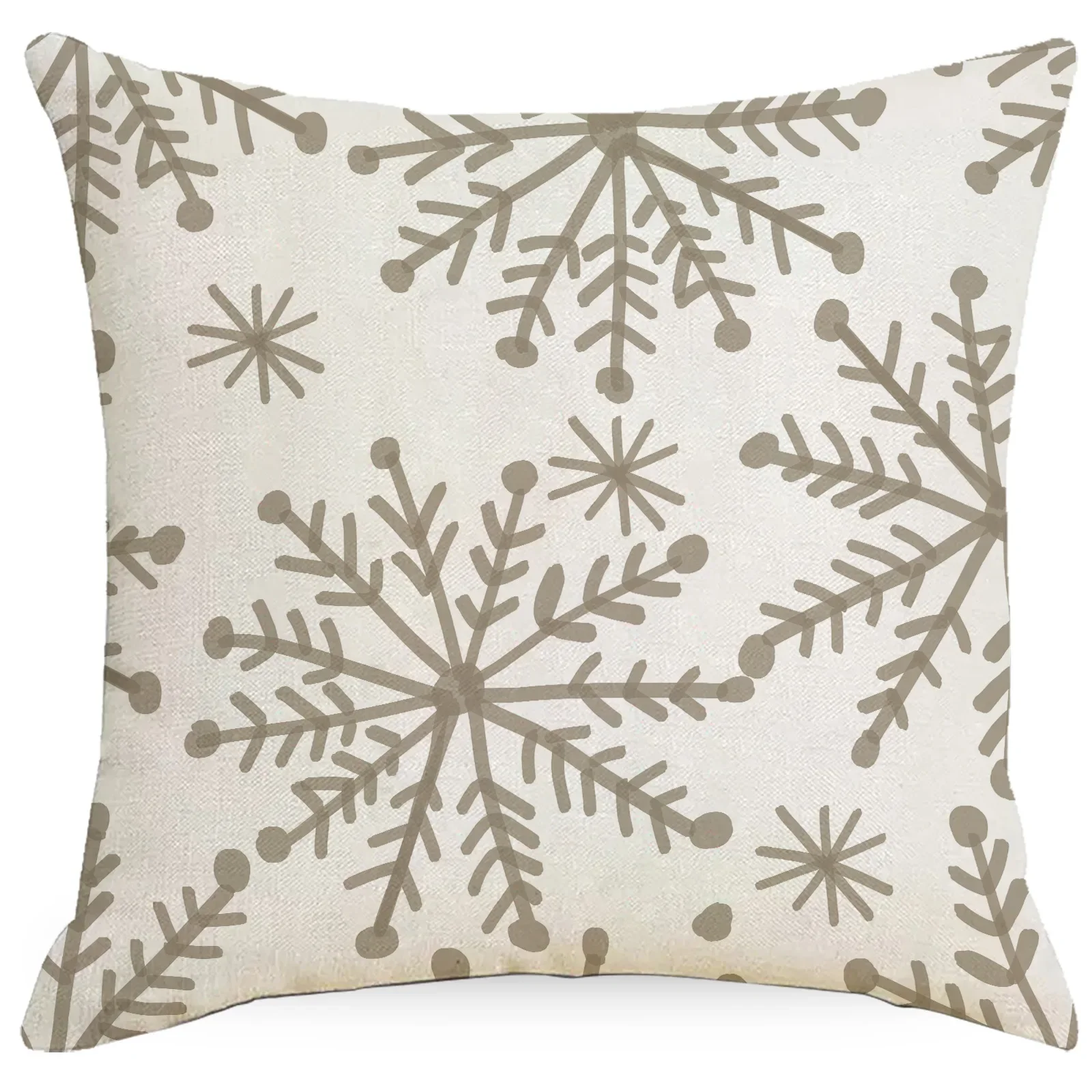 2024 Christmas Pillowcase Cartoon Elk Snowflake Pillow Cover Merry Christmas Decoration for Home Navidad Noel Sofa Cushion Cover