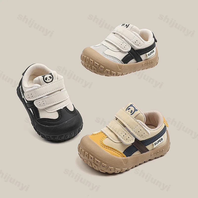 

Повседневная спортивная обувь для малышей, осень 2024, уличная прогулочная обувь для мальчиков, удобная нескользящая спортивная обувь для малышей, милые детские кроссовки