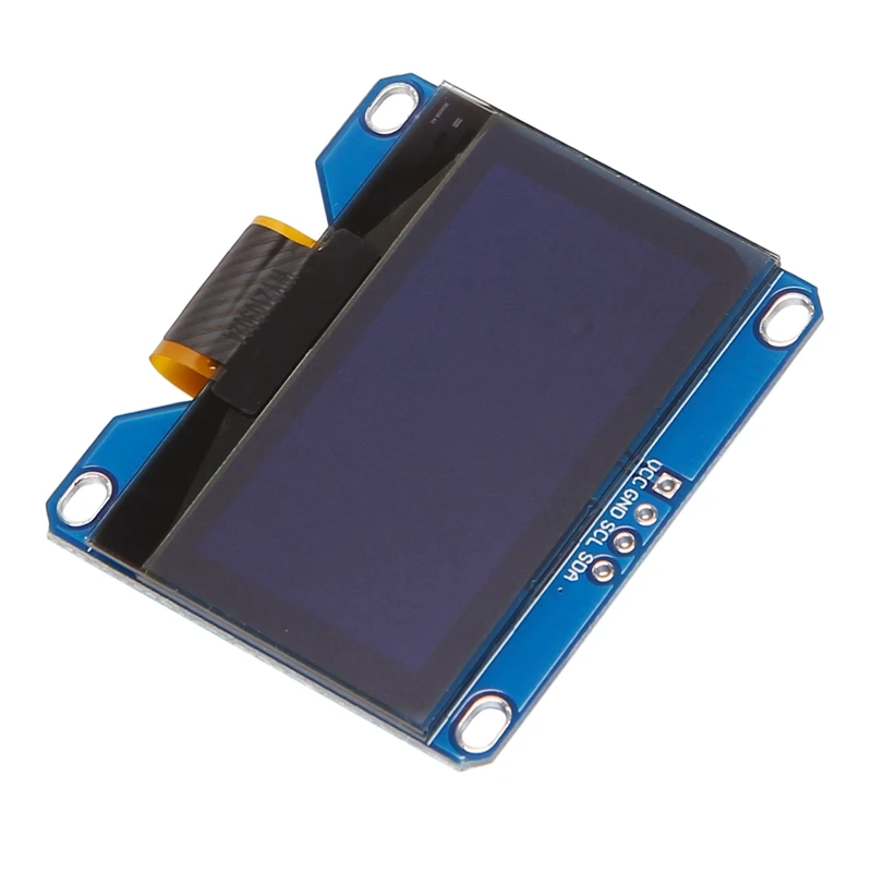 Módulo de pantalla azul de 4 pines de 1,54 pulgadas, unidad SSD1309, módulo de pantalla OLED Compatible con interfaz SSD1306 I2C 128X64