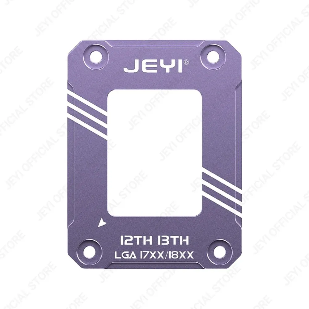JEYI 12th&13th Gen CPU Bending Correction Frame Aluminium Fixed Backplane CPU Contact Frame Socket For Intel LGA-17XX 18XX CPU
