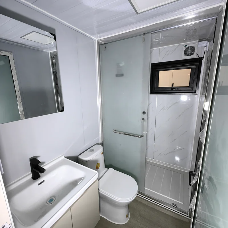 Container House Modulares Haus 20 Fuß/30 Fuß/40 Fuß 2-4 Schlafzimmer mit Badezimmer Fertig erweiterbare modulare Häuser