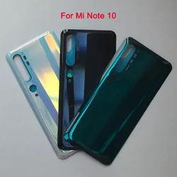 Xiaomi Mi Note 10 Note10 용 배터리 백 커버 Xiaomi Mi CC9 Pro 뒷면 커버 용 후면 유리 3D 백 하우징 도어 케이스