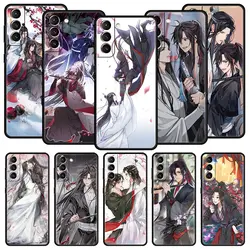 Anime Mo Dao Zu Shi Cute Phone Case For Samsung Galaxy S22 S21 S20 Ultra FE 5G S10E S10 S9 S24 Plus S23 Cover Black