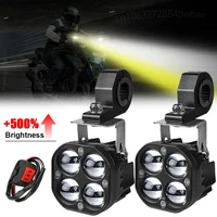 Foco LED auxiliar para motocicleta, lente Led, luz antiniebla, 80000lm, 200W, para Yamaha Suzuki, coches, camiones, SUV, accesorios, lámparas