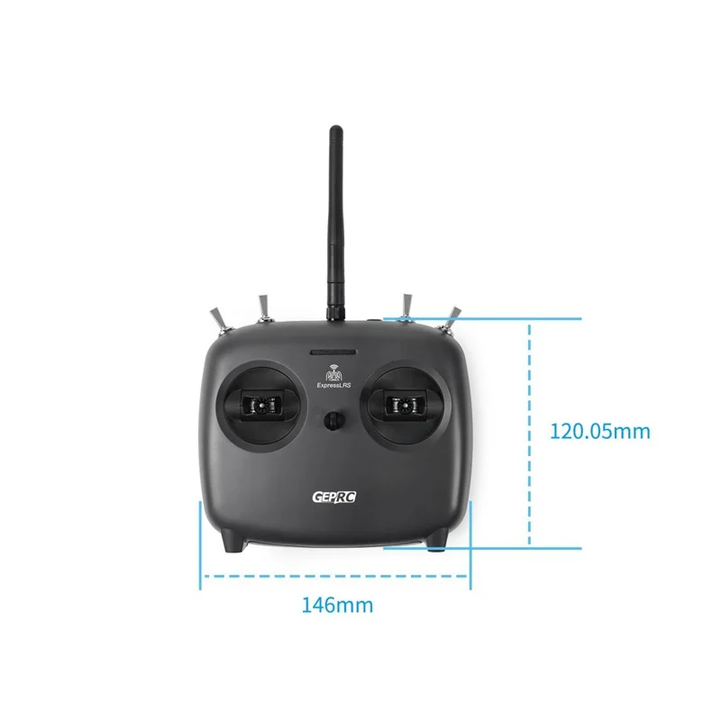 GEPRC TinyRadio ELRS 2.4G طائرة تحكم عن بعد متعددة الدوار مناسبة لجهاز إرسال التحكم اللاسلكي RC FPV Quadcopter