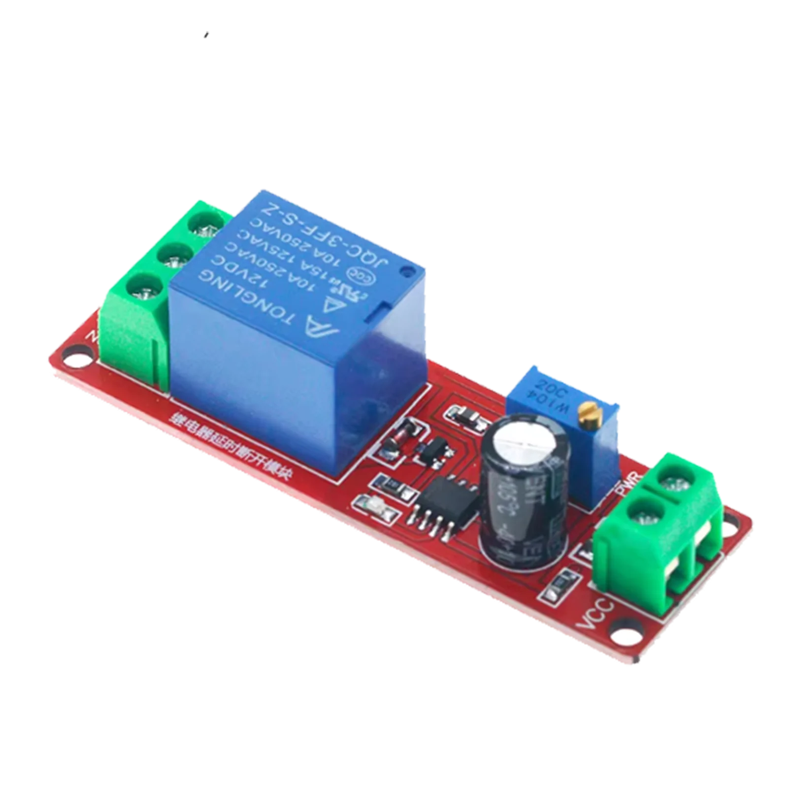NE555 DC 12V Timer Delay Relay Shield Module Timer Switch Adjustable Controller Module 0 to 10 Second 0~10S Car Oscillator