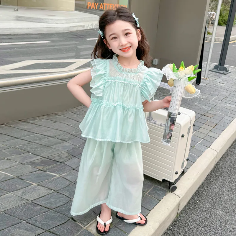 Girls' Summer Suit 2026 New Foreign Style Fashionable Unique Korean Wear Children's Baby Girl Super Good-looking Summer Fashion