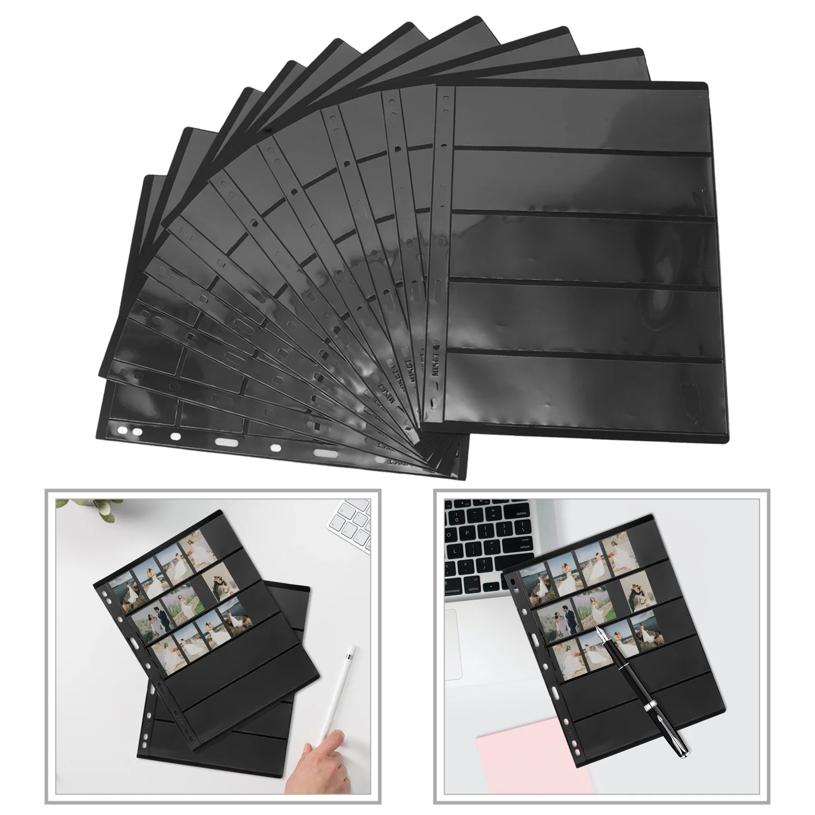 Collection Elements Design Album Refills Clear Stamp Storage Binder For Stamps Collector Stamp Display Pages