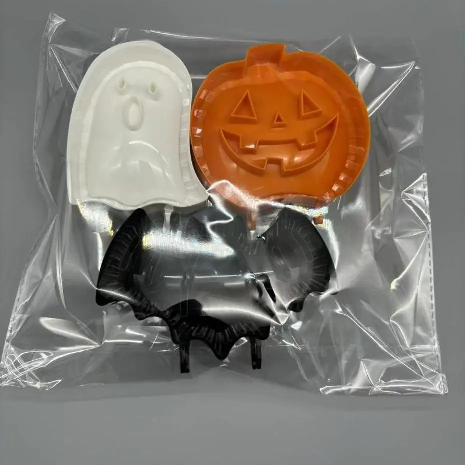 2026 3Pcs/Set Halloween Baking Hand Molds Dough Presser Pocket Pie Molds Hand Pie Press Mold Maker Pumpkin Ghost Bat Shaped