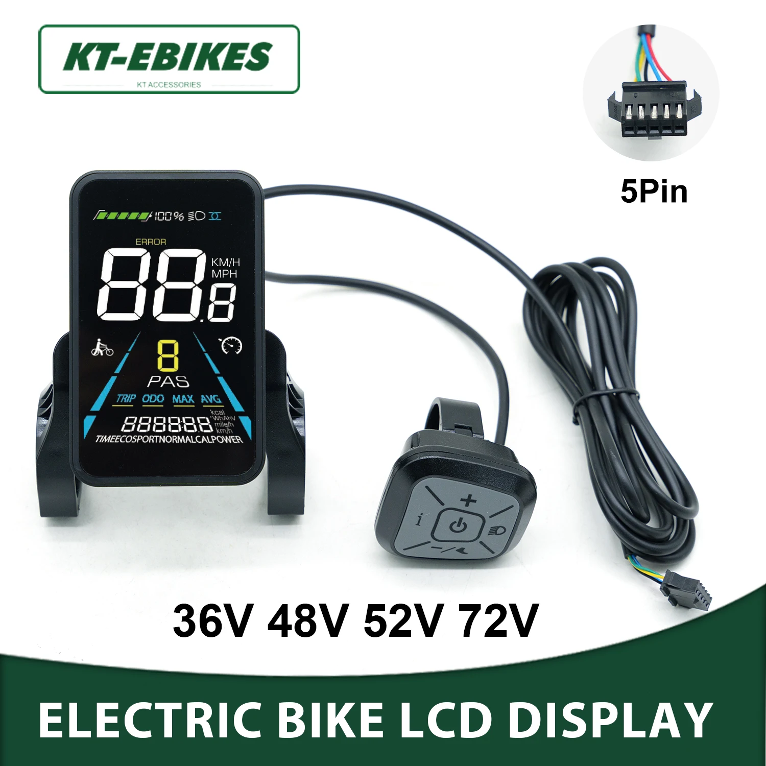 

Электрический велосипед с цветным дисплеем, номер счетчика. Панель контроллера скорости 2 протокола YL81F 36 В 48 В 52 В 72 В