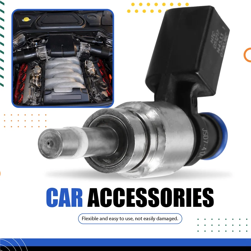 

Fuel Injector Nozzle Set(4Pcs)- Car Parts For A6 A8 Quattro Q7 R8 S5 4.2 V8 Touareg 079906036C 079 906 036 C