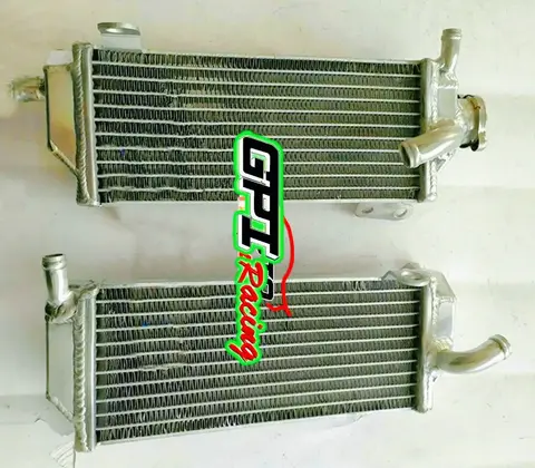 Radiador de aluminio liviano para Yamaha YZ450F 2018 - 2021 YZF250 YZ250F 2019 - 2021 con disipación de calor rápida
