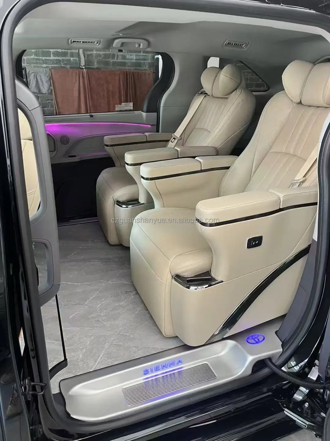 VIP Electric Interior Aero Seat For Cars Ventilated With PU Leather Cloth New Vito Features Made For Alphard Model