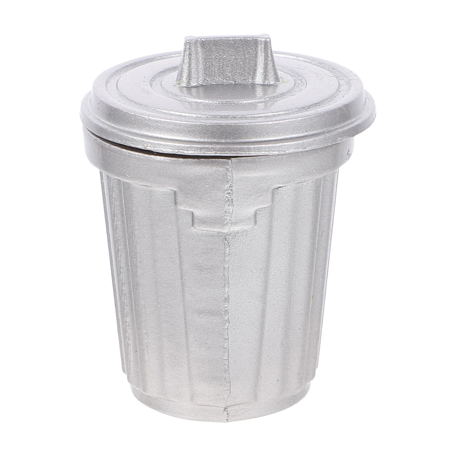 House Trash Can Fairy Accessory Mini Bucket Miniature Small Lover Crafts DIY Alloy Ornament Furniture