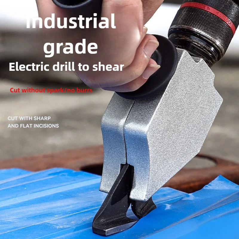 

Electric Drill Metal Sheet Cutter Head Shears Attachment For Power Tools Scissors Metalworking Accessories Set