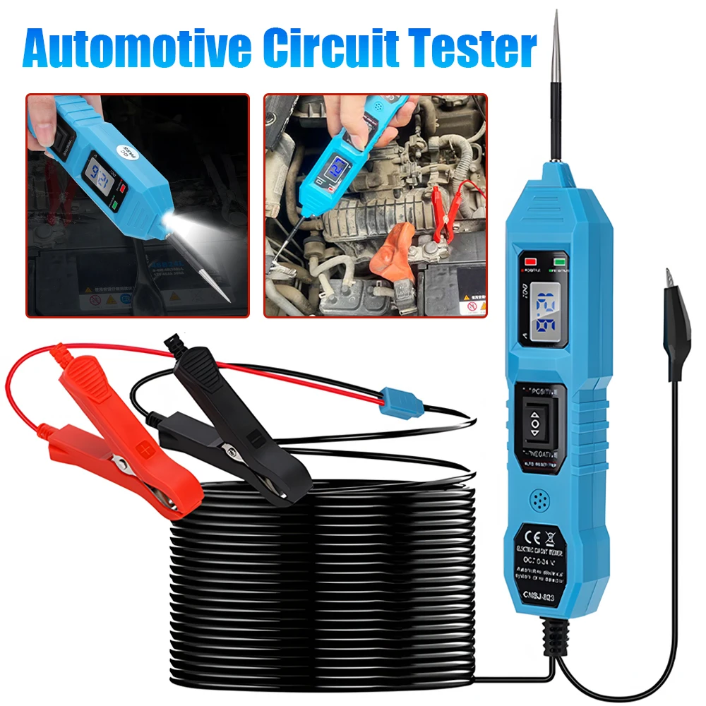 Automotive Power Circuit Probe Kit Circuit Tester Car Voltage Detector Electrical System Tester 3.5V-36V Car Diagnostic Tool