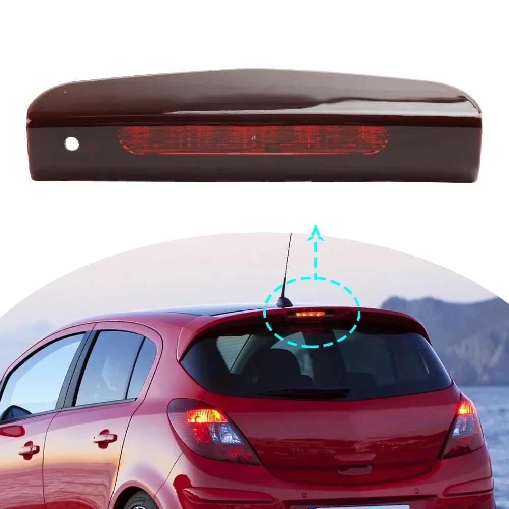 Car 3RD LED Rear Tail Light High Mount Stop Lamp 5 Door Third Brake Lamps 13188045 1222130 510511640 For Corsa D/E 2007-2019