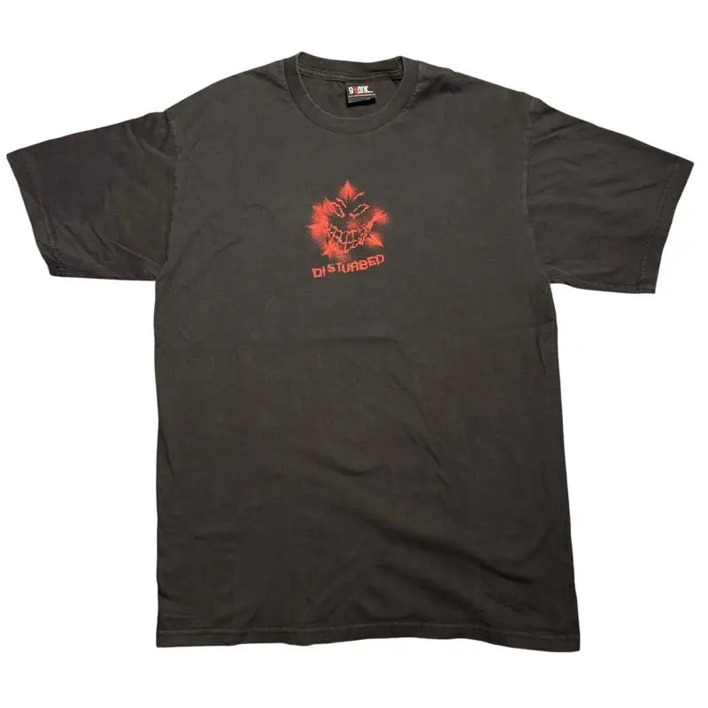 Vintage Disturbed Band Nu Metal Rock T-Shirt