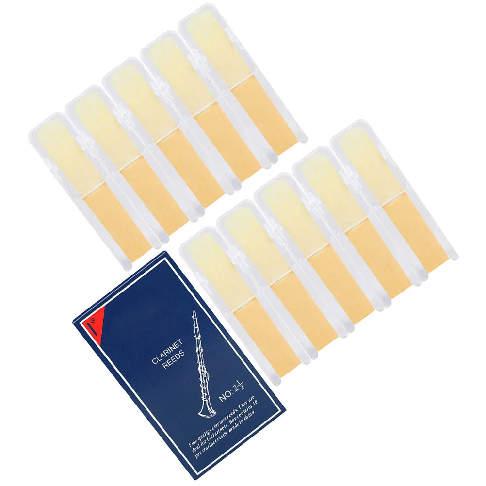 

10 Pcs Clarinet Professional Reeds Parts Accessories Independent Clip Instrument Accessory for Performance Musical