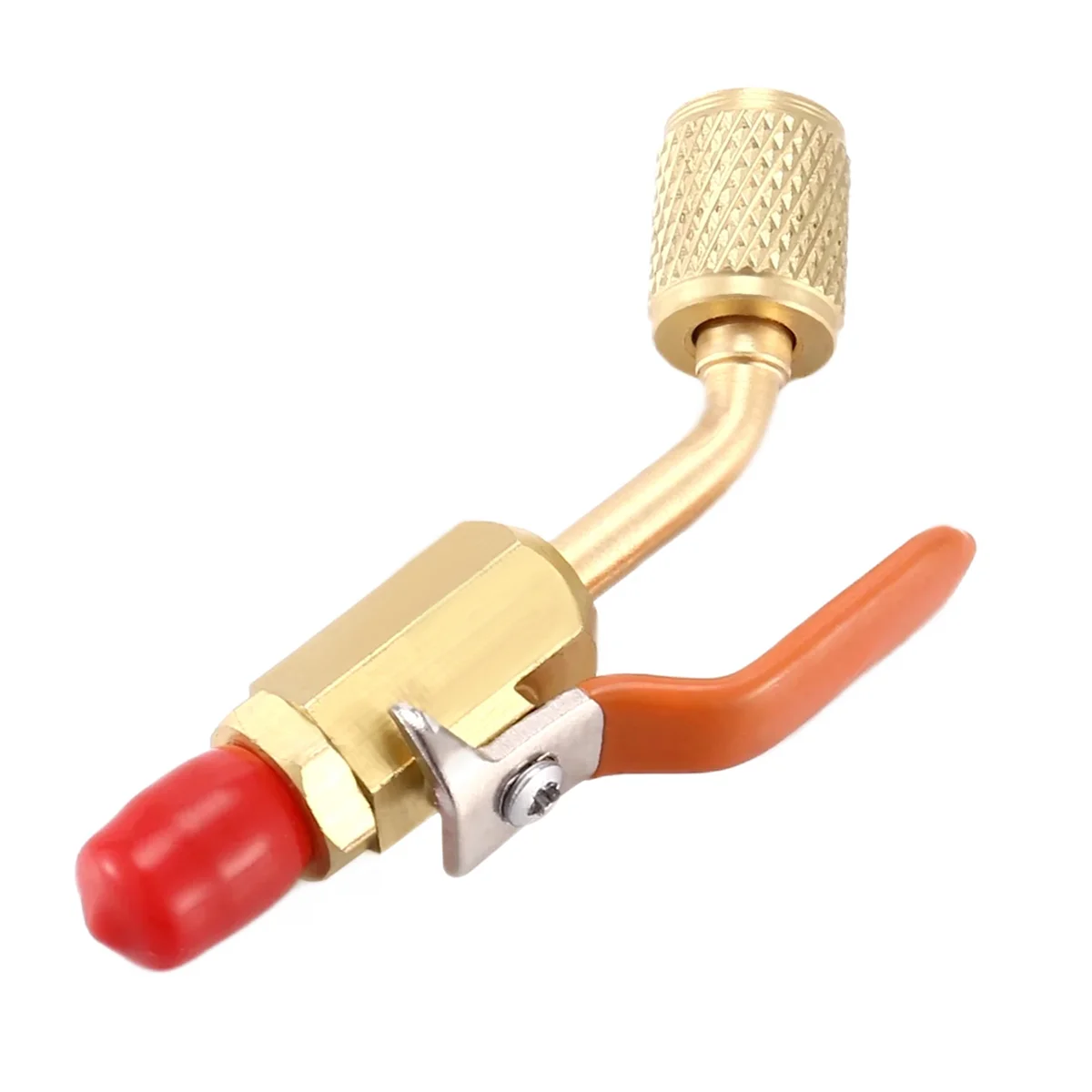 Neue Benutzer ~ R410a R134a Messing Absperrventil für A/C-Ladeschläuche HVAC 1/4 Zoll AC Kältemittel