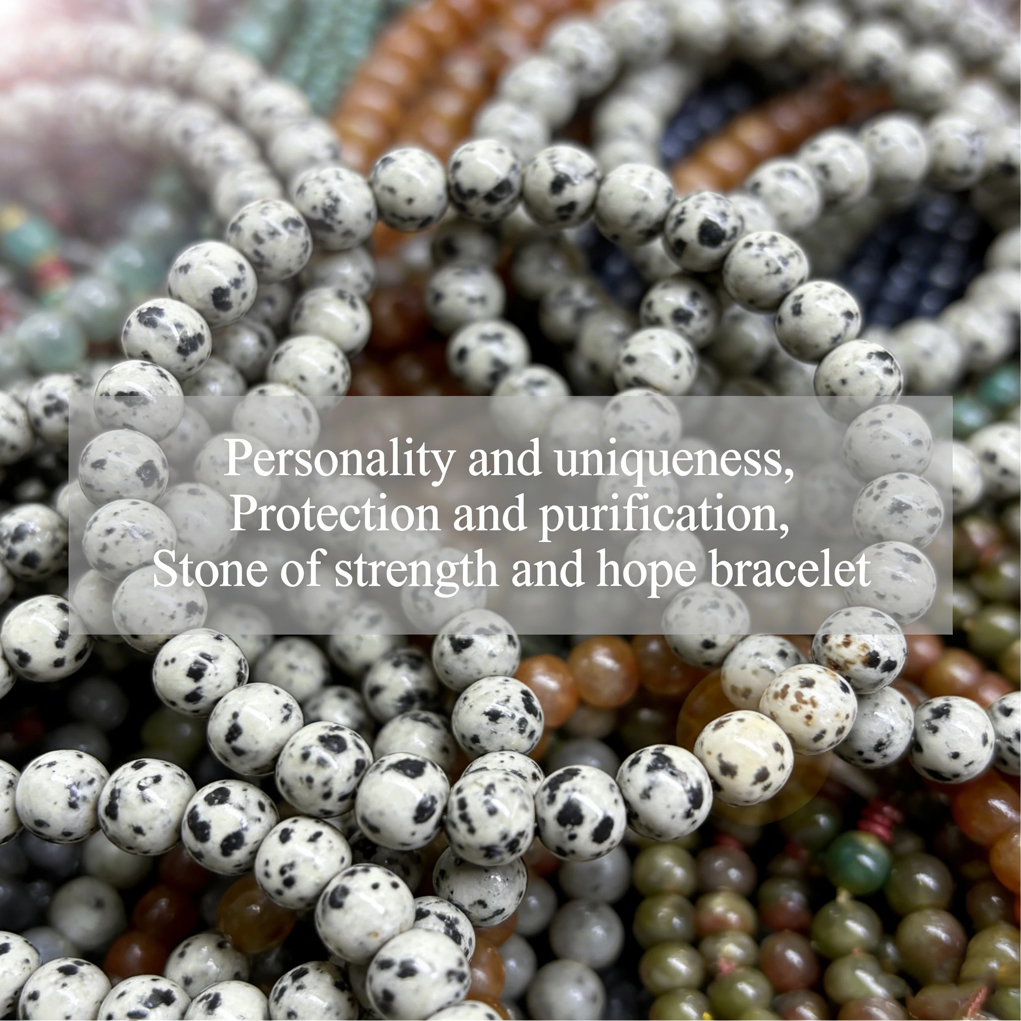 Dalmatian Jasper Beads 4 6 8 10mm Natural Dalmatian Jasper Stone Loose Beads Bracelet Making Necklace Craft DIY Jewelry Supplies
